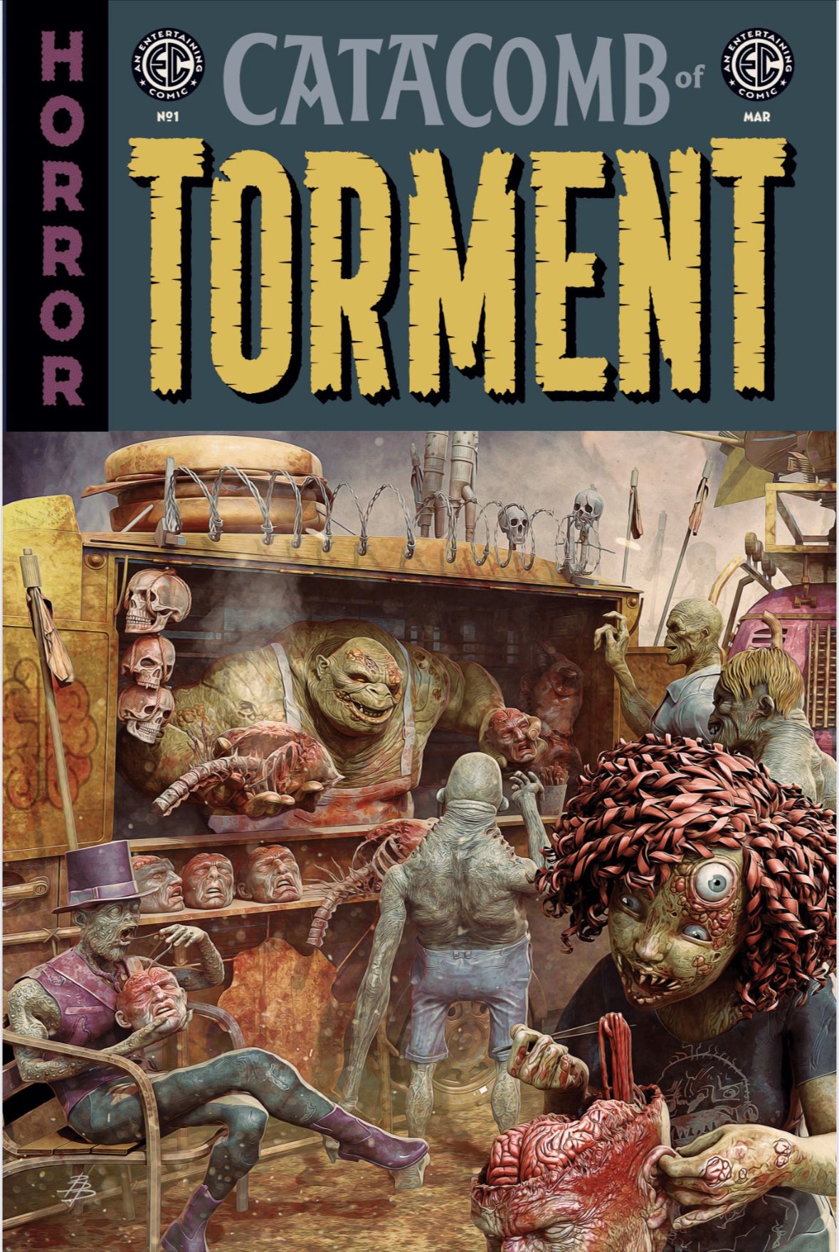 Catacomb of Torment #1 & Cruel Universe Vol. 2 #1 Bjorn Barends Exclusive 2-Pack Set
