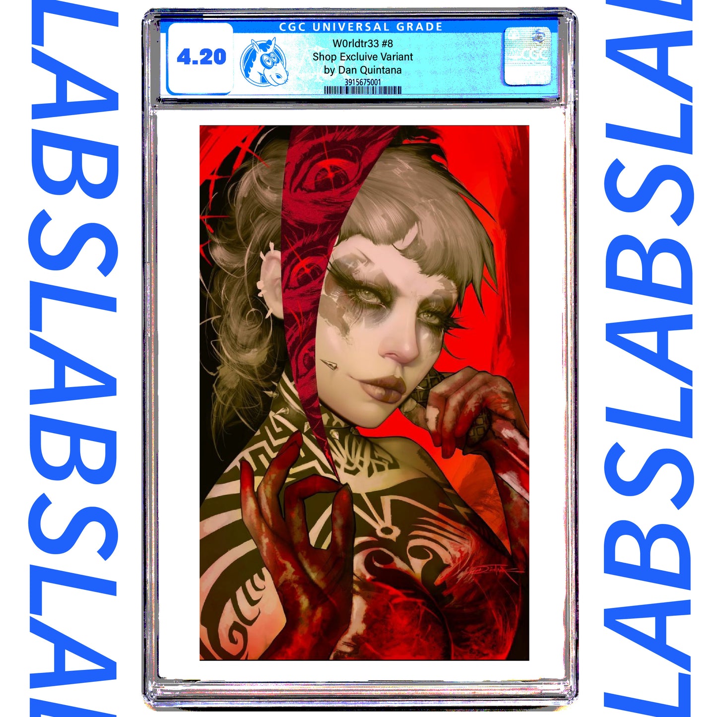 W0rldtr33 #8 Dan Quintana Exclusive Variant CGC 9.8 GRADED LTD 500