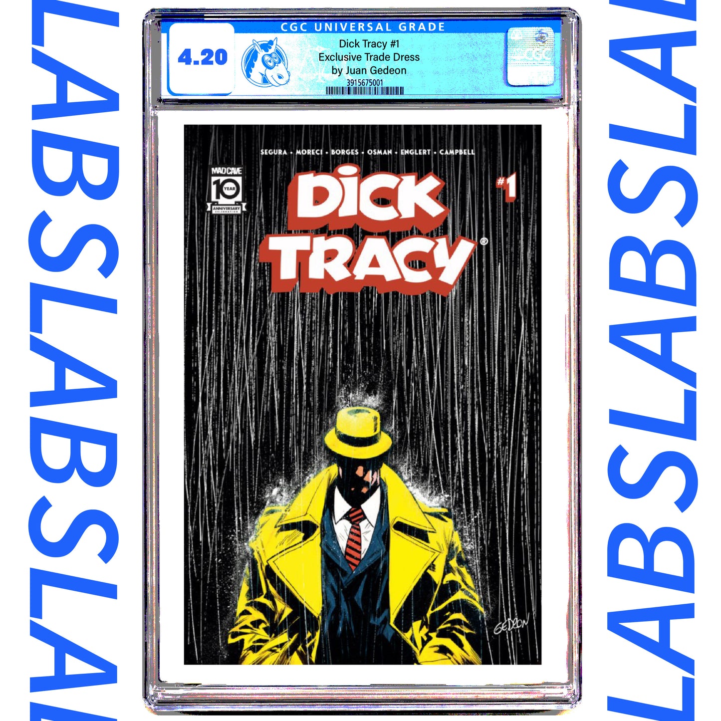 Dick Tracy #1 Juan Gedeon Trade Dress Exclusive Variant CGC 9.8 Graded (LTD 300)