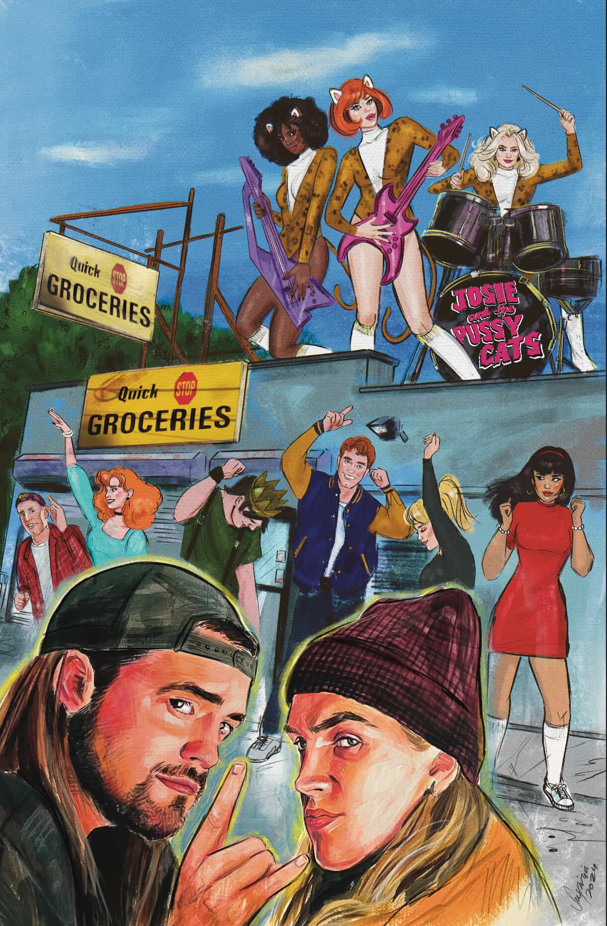 Archie Meets Jay & Silent Bob #1 Suspiria Vilchez Exclusive Virgin Variant LTD 300 SIGNED BY KEVIN SMITH