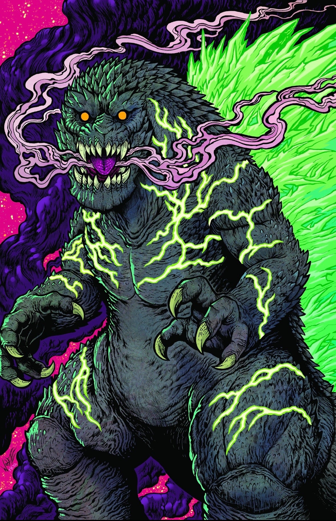 Godzilla #1 Maria Wolf SDCC Exclusive Variant LTD 1000