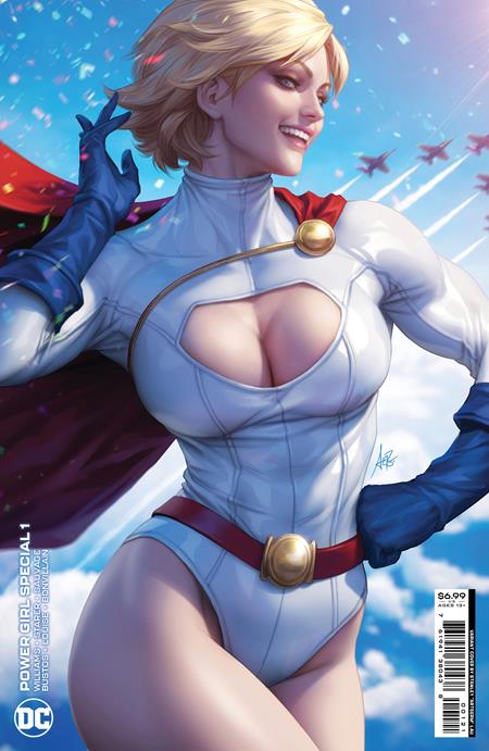 POWER GIRL SPECIAL #1 (ONE SHOT) COVER B STANLEY ARTGERM LAU CARD STOCK VARIANT