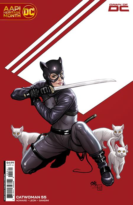 CATWOMAN #55 COVER D FRANK CHO AAPI HERITAGE MONTH CARD STOCK VARIANT