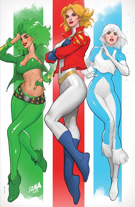 POWER GIRL SPECIAL #1 (ONE SHOT) COVER G DAVID NAKAYAMA FOIL VARIANT