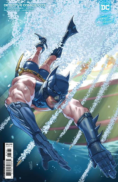 DETECTIVE COMICS #1073 COVER E PETE WOODS SWIMSUIT CARD STOCK VARIANT