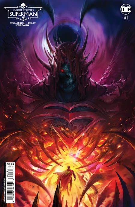 KNIGHT TERRORS: SUPERMAN #1 (OF 2) COVER B FRANCESCO MATTINA CARD STOCK VARIANT