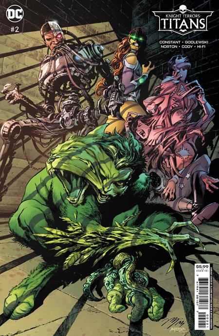 KNIGHT TERRORS: TITANS #2 (OF 2) COVER B ALVARO MARTINEZ BUENO CARD STOCK VARIANT