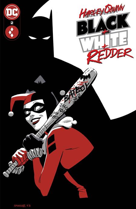 HARLEY QUINN: BLACK + WHITE + REDDER #2 (OF 6) COVER A CHRIS SAMNEE