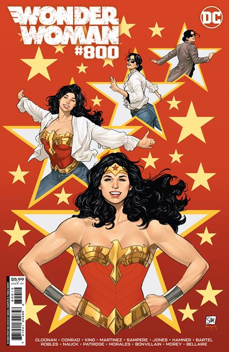 WONDER WOMAN #800 SECOND PRINTING COVER A DANIEL SAMPERE