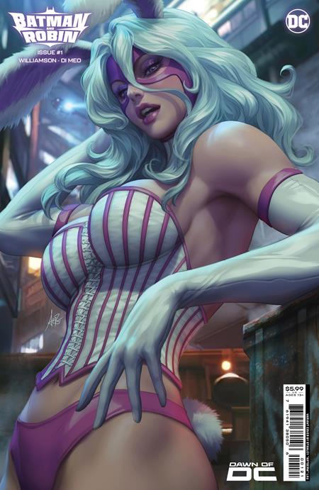 [PRE-ORDER] BATMAN AND ROBIN #1 COVER B STANLEY ARTGERM LAU CARD STOCK VARIANT