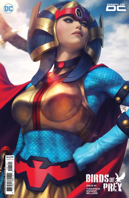 BIRDS OF PREY #1 COVER B STANLEY ARTGERM LAU CARD STOCK VARIANT