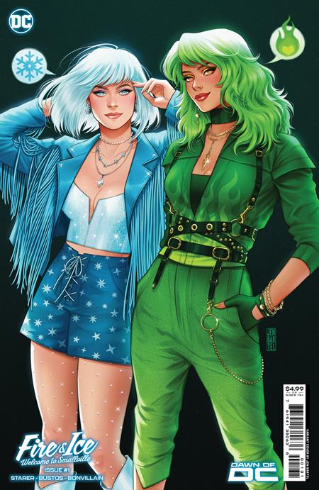 FIRE & ICE: WELCOME TO SMALLVILLE #1 (OF 6) COVER C JEN BARTEL CARD STOCK VARIANT