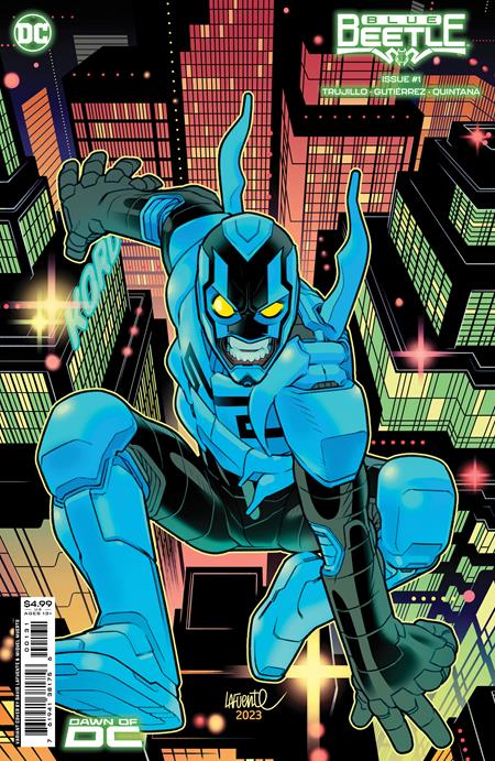 BLUE BEETLE #1 COVER B DAVID LAFUENTE CARD STOCK VARIANT