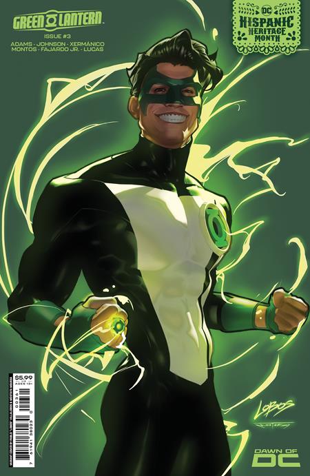 [PRE-ORDER] GREEN LANTERN #3 COVER D PABLO VILLALOBOS HISPANIC HERITAGE MONTH CARD STOCK VARIANT