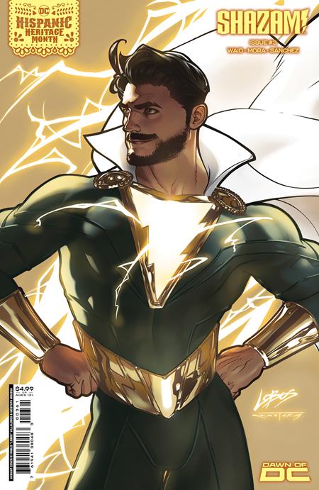 SHAZAM #3 COVER D PABLO VILLALOBOS HISPANIC HERITAGE MONTH CARD STOCK VARIANT