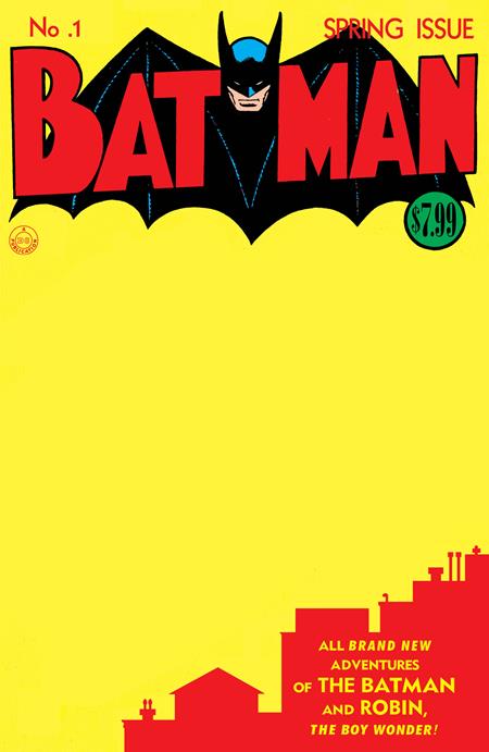 [PRE-ORDER] BATMAN #1 FACSIMILE EDITION COVER C BLANK VARIANT