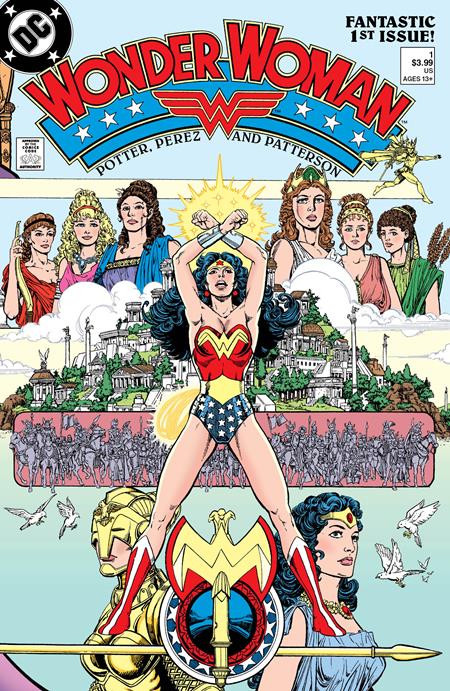 WONDER WOMAN (1987) #1 FACSIMILE EDITION (2023 EDITION) COVER A GEORGE PEREZ