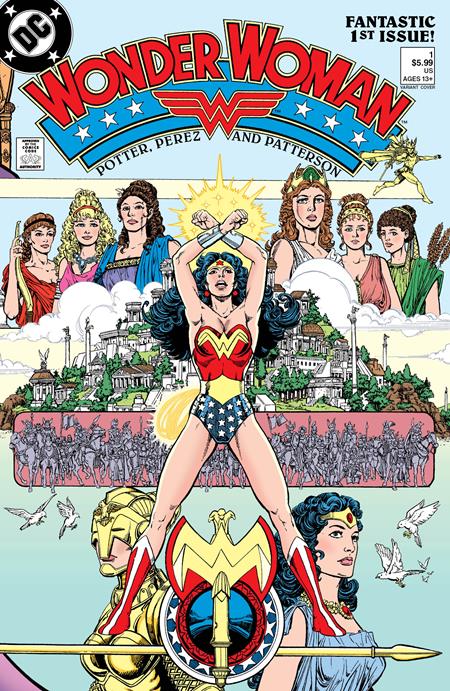 WONDER WOMAN (1987) #1 FACSIMILE EDITION (2023 EDITION) COVER C GEORGE PEREZ FOIL VARIANT