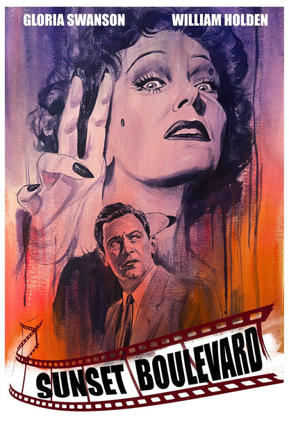 Sunset Boulevard 75th Anniversary Suspiria Vilchez 13 x 19 Limited Timed Charity Print