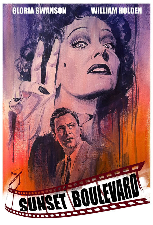 Sunset Boulevard 75th Anniversary Suspiria Vilchez 13 x 19 Limited Timed Charity Print