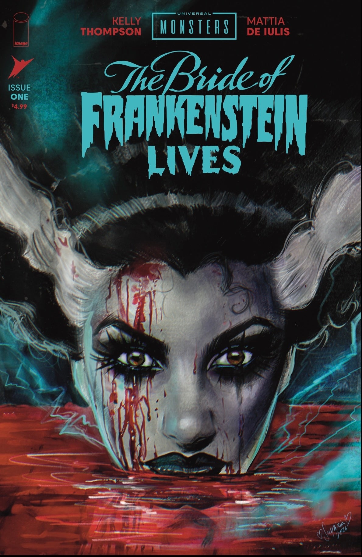Universal Monsters: The Bride of Frankenstein Lives #1 Suspiria Vilchez LTD 750 Cardstock Exclusive Variant