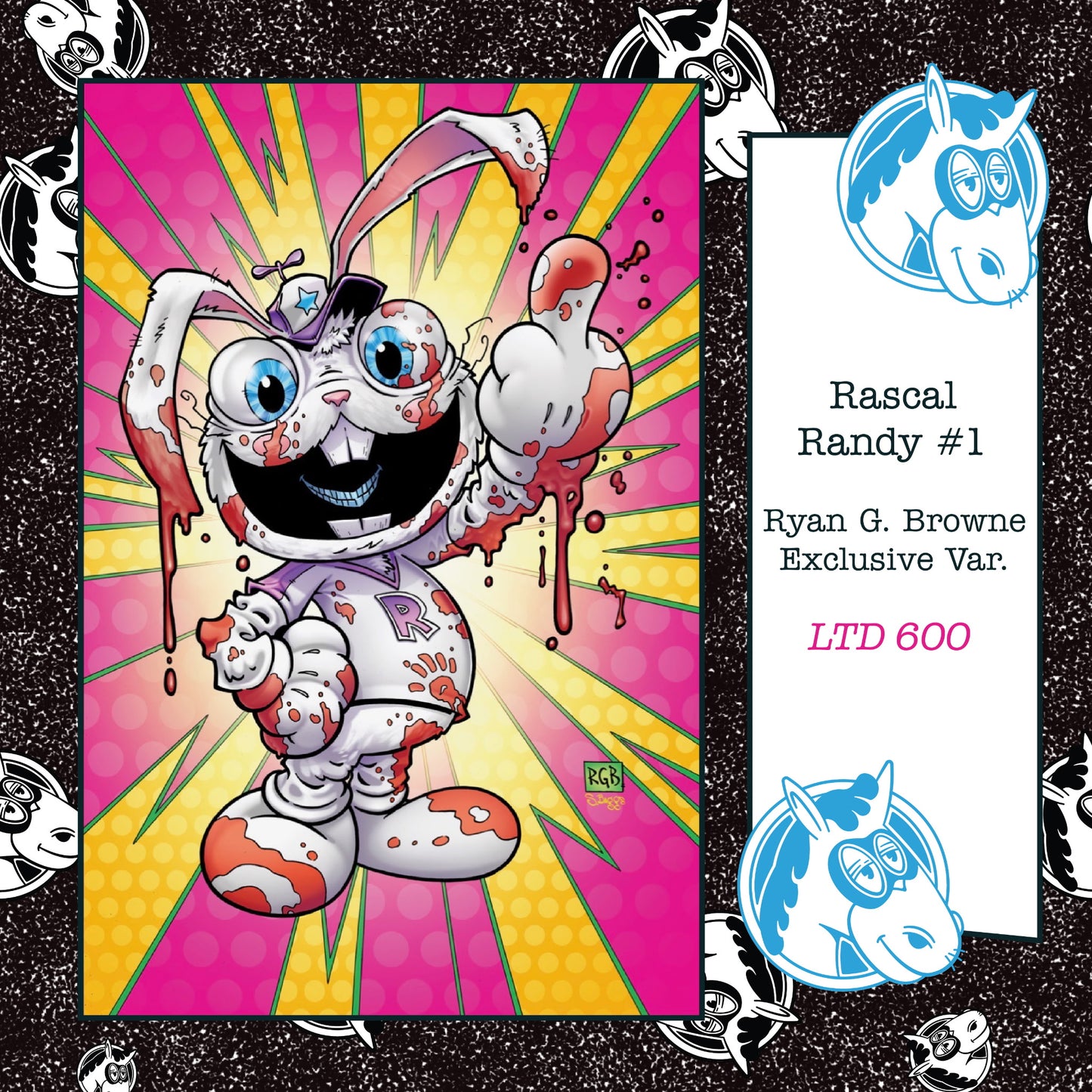 Exquisite Corpses: Rascal Randy #1 Ryan G. Browne LTD 600 Exclusive Variant [SIGNED BY RGB]