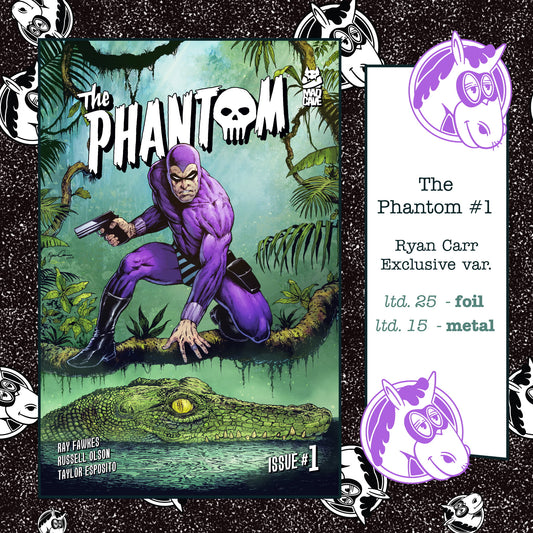 The Phantom #1 Ryan Carr & Mike Spicer LTD 15 METAL Variant [SIGNED BY CARR]