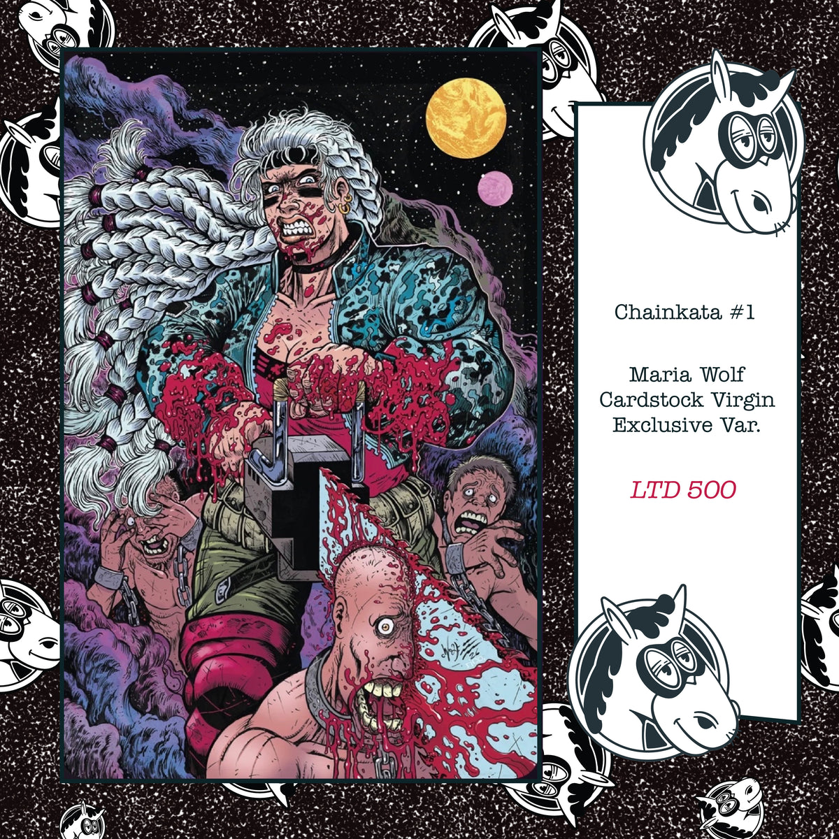 Chainkata #1 Maria Wolf LTD 500 Virgin Cardstock Exclusive Variant