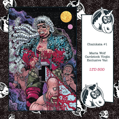 Chainkata #1 Maria Wolf LTD 500 Virgin Cardstock Exclusive Variant