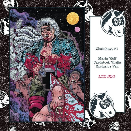 Chainkata #1 Maria Wolf LTD 500 Virgin Cardstock Exclusive Variant