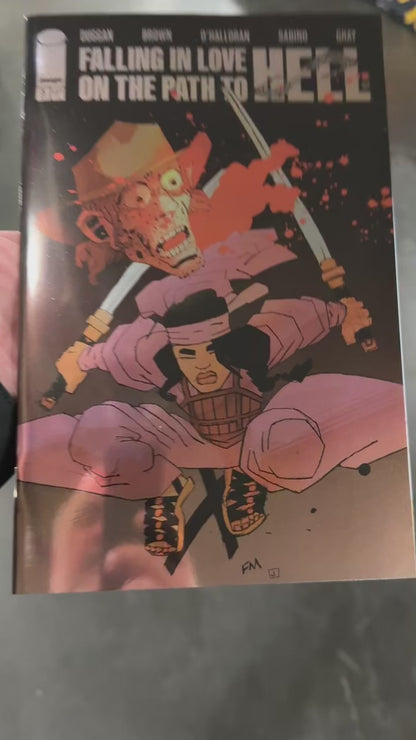 Falling In Love On The Path To Hell #5 NYCC Exclusive Frank Miller Foil Variant LTD 500