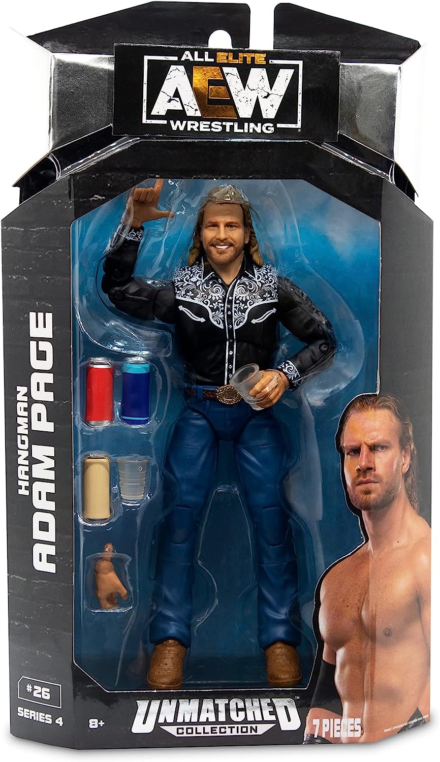 All Elite Wrestling AEW Adam Page Action Figure Unmatched Collection - Series 4