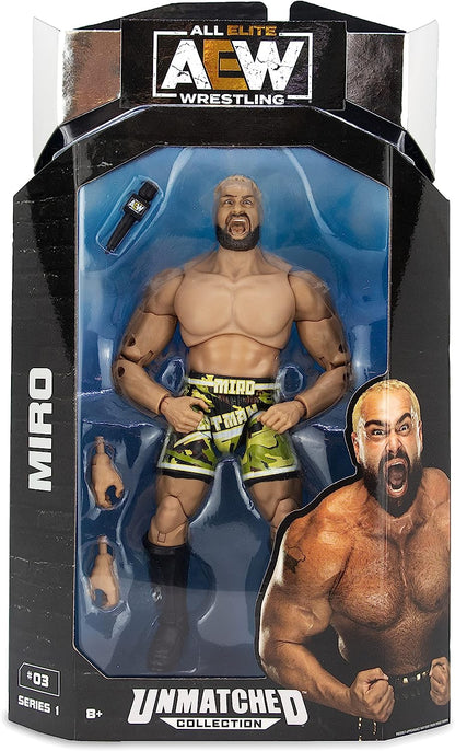 All Elite Wrestling AEW Miro Action Figure Unmatched Collection - Series 1