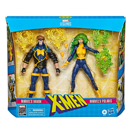 Marvel Legends Series X-Men Havoc and Polaris 2-Pack