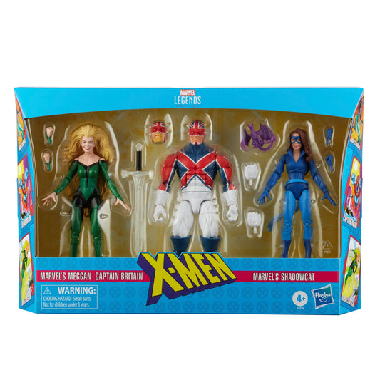 Marvel Legends Series X-Men Meggan, Captain Britain, and Shadowcat 3-Pack