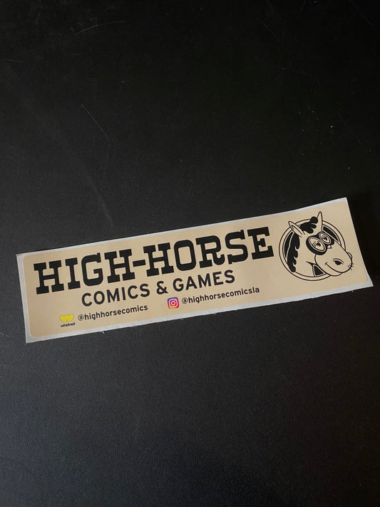 High Horse Comics & Games "Banner" Sticker